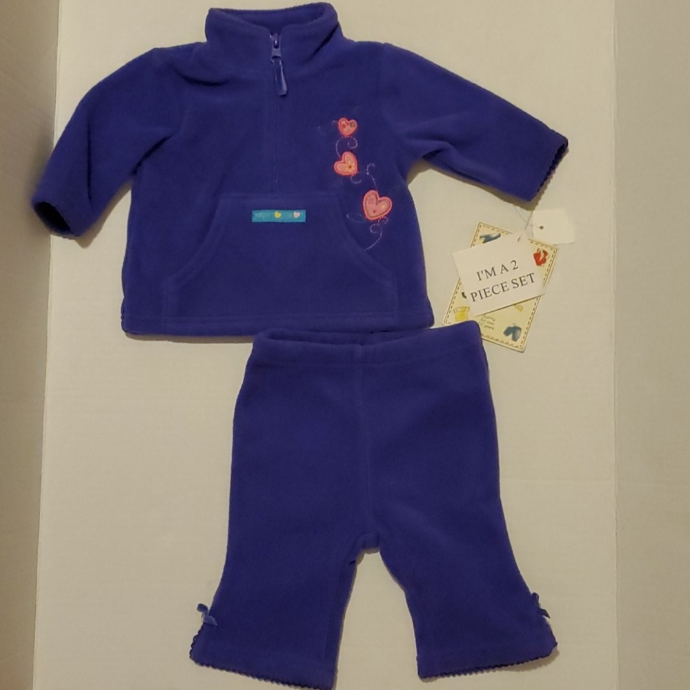 NWT: Mayfair Co 2 Piece Fleece Set